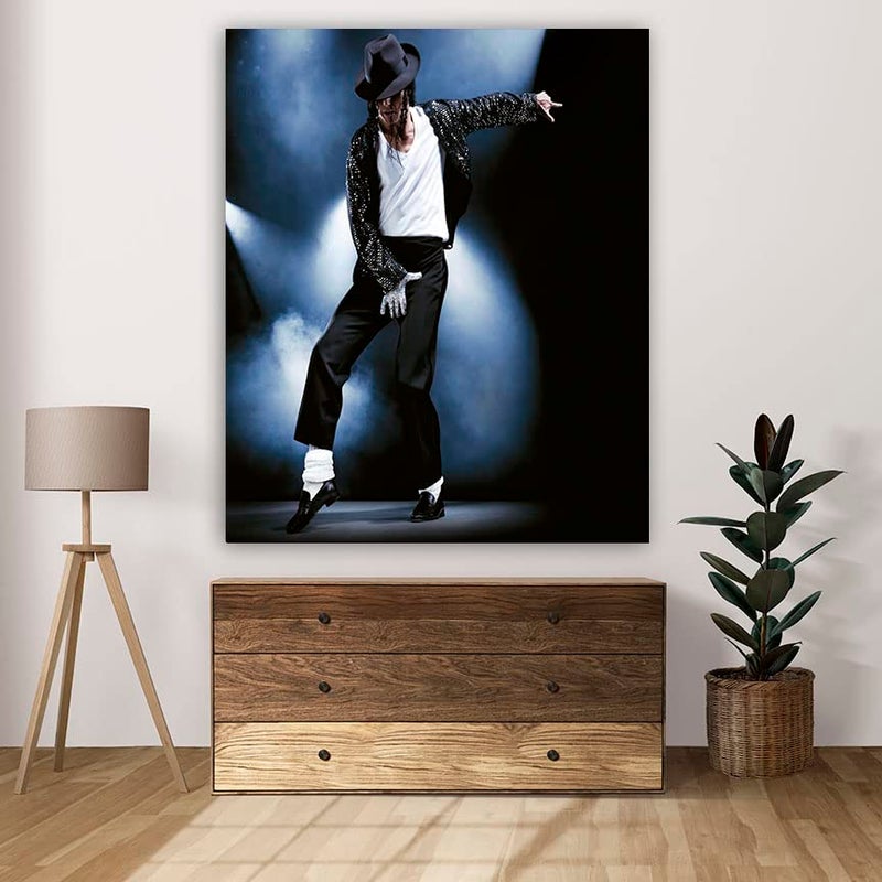 INFINITY INTERIORS | Waterproof Wall Stickers | Michael Jackson | PVC Self Adhesive Vinyl Wall Poster for Living Room, Hall, Play Room, Bedroom, Kitchen, Office (24x36 inch) - Image 3