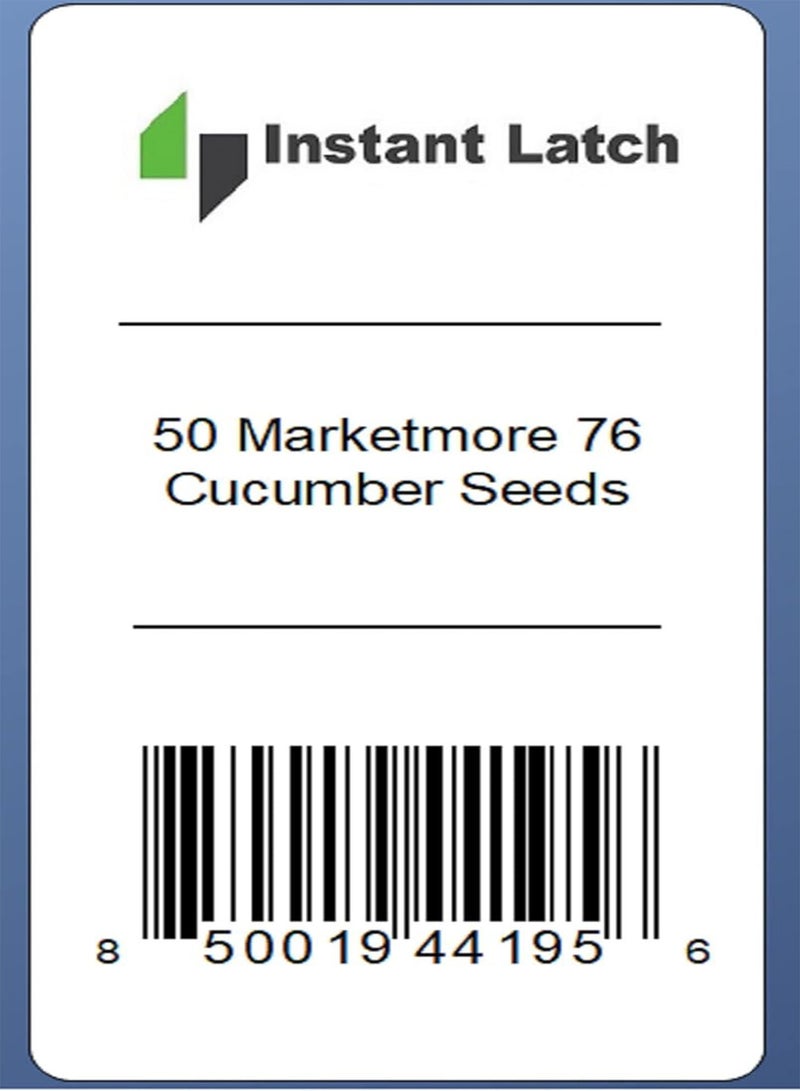 جي جوت ٥٠ بذرة خيار من ماركتمور ٧٦ | غير معدلة وراثيًا | بذور إرثية | بذور حدائق - Image 2