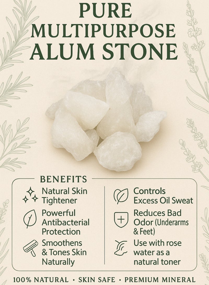 زهر حجر الشبة (حجر الشعب) كريستال طبيعي نقي 100% | شابا، فيتكاري، تاواس روك | جودة ممتازة - Image 4