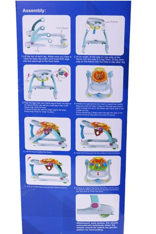 HUANGER Multifunction Walker With Microphone And Early Learning Tools - Image 3