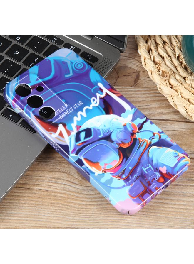 اس-توب جراب لهاتف Samsung Galaxy A23 بنمط مرسوم وثقب دقيق من مادة الكمبيوتر الشخصي - Image 2