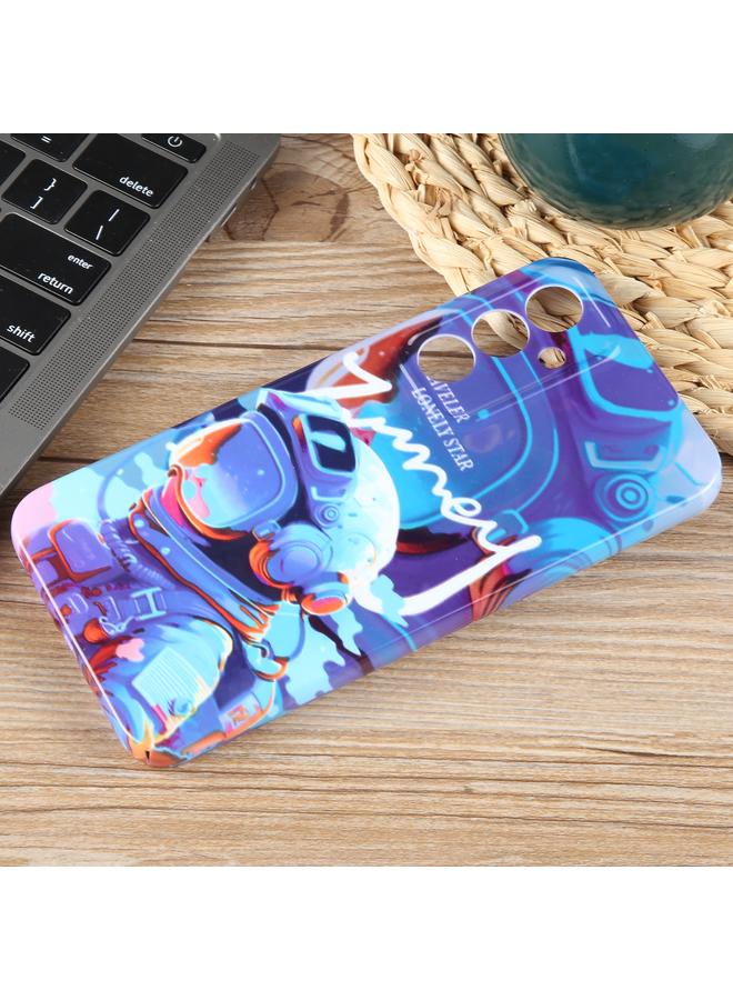 اس-توب جراب لهاتف Samsung Galaxy A23 بنمط مرسوم وثقب دقيق من مادة الكمبيوتر الشخصي - Image 5