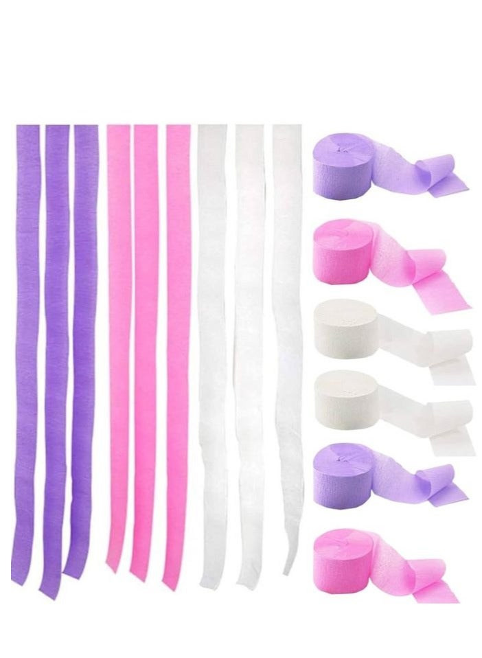 Terabyte CREPE PAPER STREAMER (PACK OF 6) MULTICOLORS FLAT - Image 2