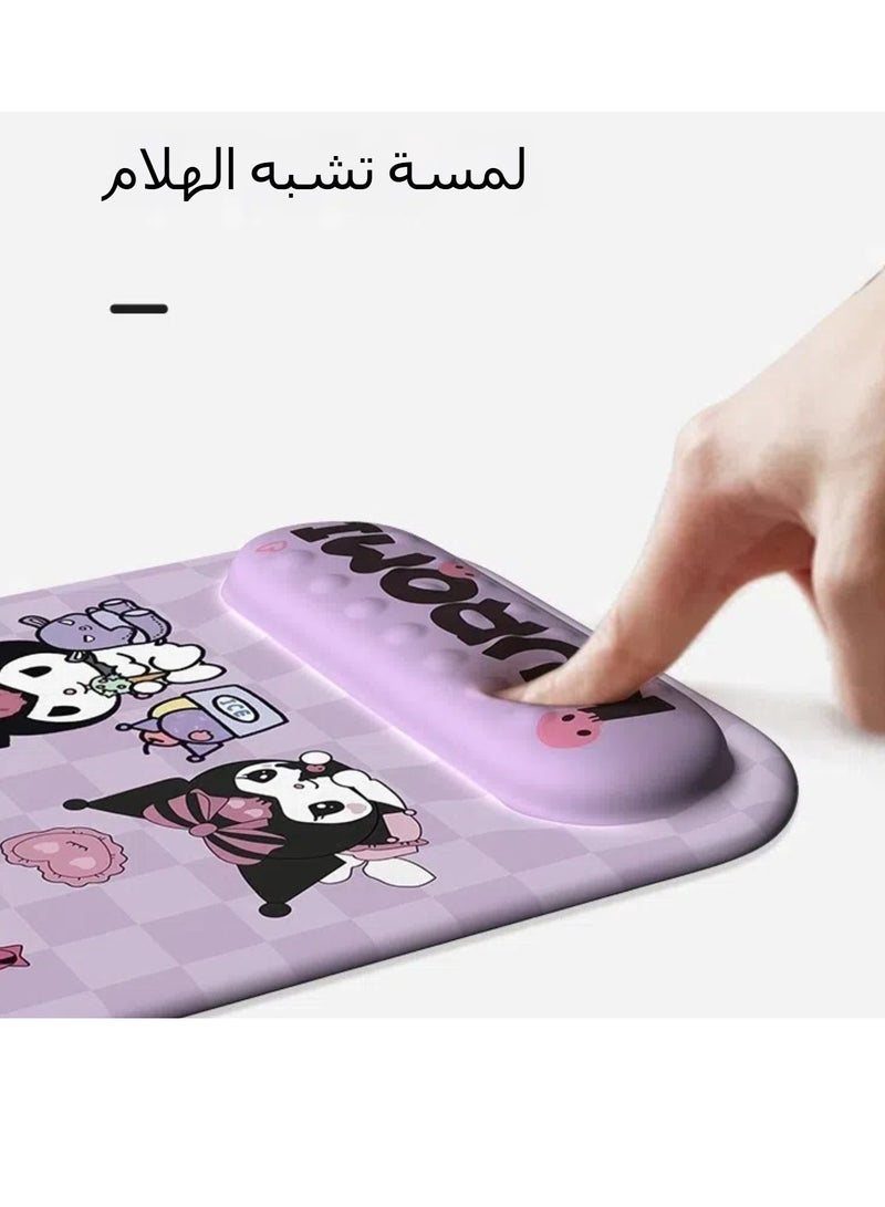 General Sanrio Kulomie, Mouse Pad, Wrist Bracer, Wrist Protection, Office Desk Pad, Computer Keyboard Pad  - Image 2