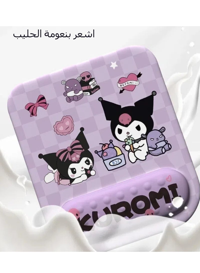 General Sanrio Kulomie, Mouse Pad, Wrist Bracer, Wrist Protection, Office Desk Pad, Computer Keyboard Pad  - Image 3