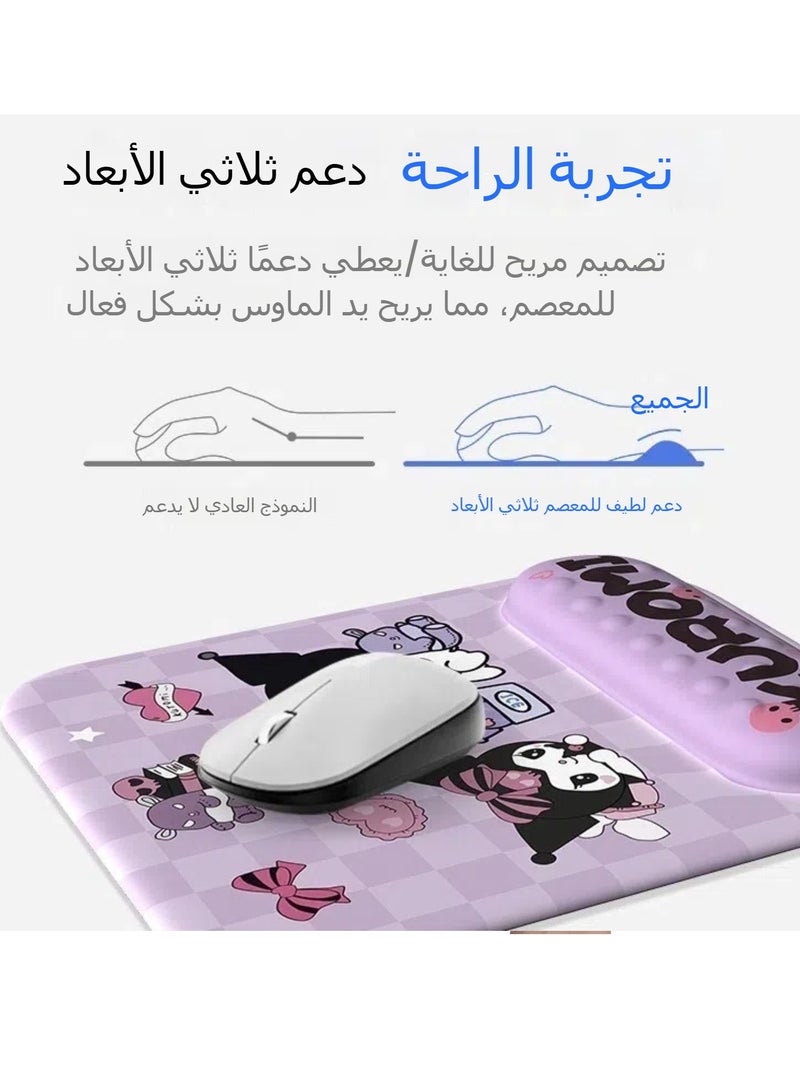 General Sanrio Kulomie, Mouse Pad, Wrist Bracer, Wrist Protection, Office Desk Pad, Computer Keyboard Pad  - Image 4