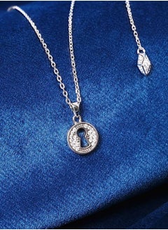 AWNL Love Lock Necklace with Sterling Silver and CZ Diamonds Pendant Gift for Women Girlfriend Wife  - Image 3