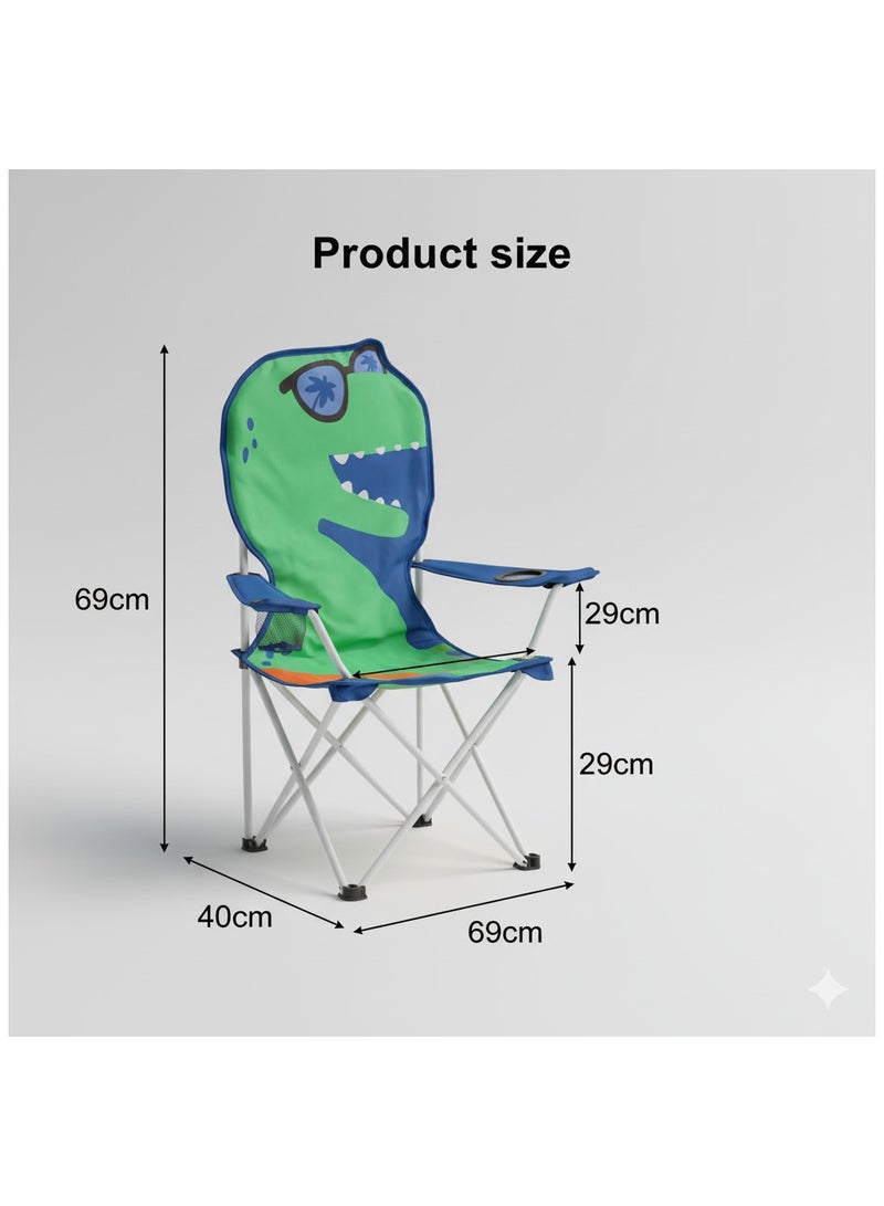 Adventure Lab Kids Small Foldable Camping Chair – Lightweight Portable Beach, Picnic, and Camping Tent Chair for Outdoor Adventures - Image 2