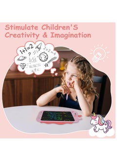 Children's LCD writing board 10 inches colorful drawing board pink unicorn learning education toddler toys gift - pzsku/Z9E6880B3E2521C145974Z/45/_/1709785451/013dd8a0-5d47-4a2d-b193-addd8979e0a6