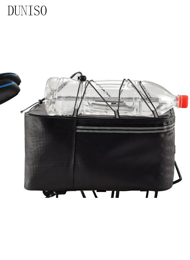 DUNISO - Bike Bags For Bicycles Rear Rack electric bike accessories bag Waterproof Bike Pannier Extendable Cycling Back Seat Package With Rain Cover - Image 1