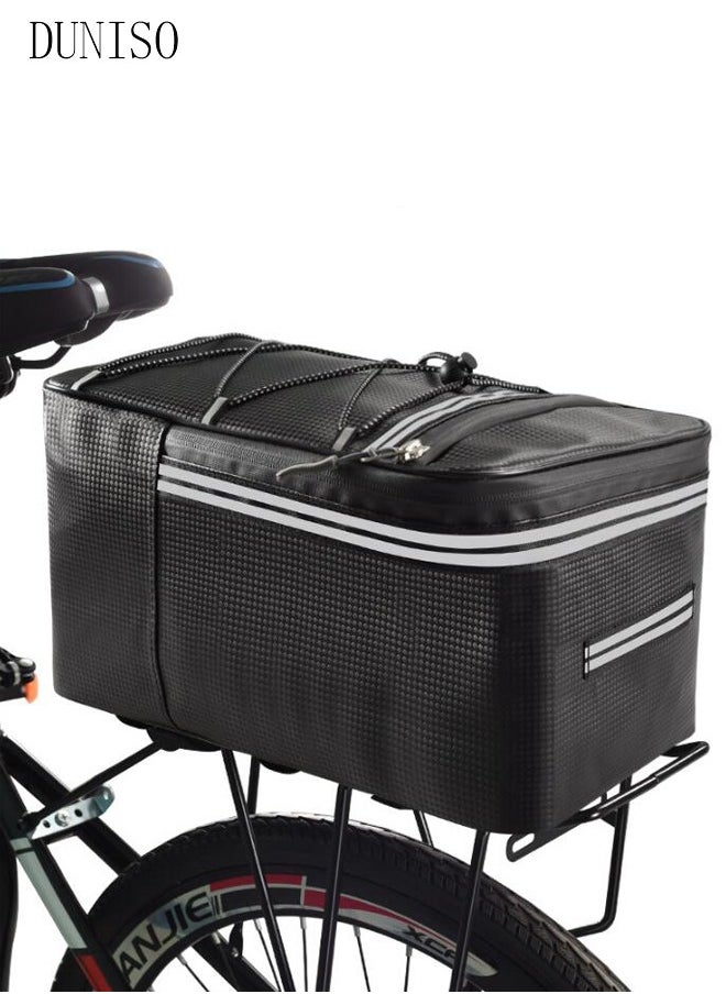 DUNISO - Bike Bags For Bicycles Rear Rack electric bike accessories bag Waterproof Bike Pannier Extendable Cycling Back Seat Package With Rain Cover - Image 1
