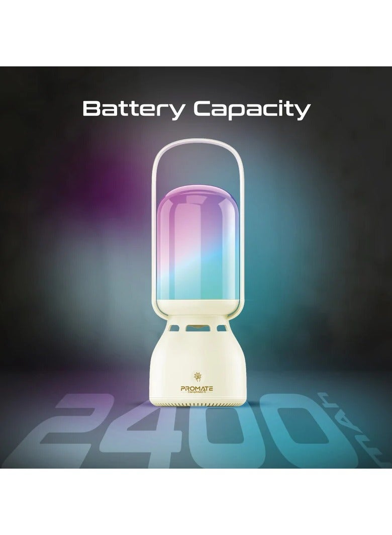 PROMATE Portable Multifunctional Bluetooth Speaker Camping Light - Image 3