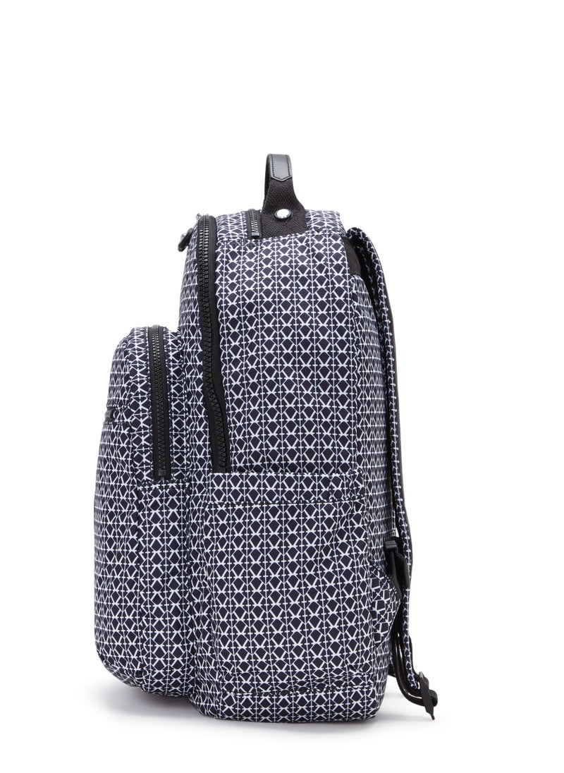 kipling - Seoul Large Backpack Signature Print -I6269DD2 - Image 1