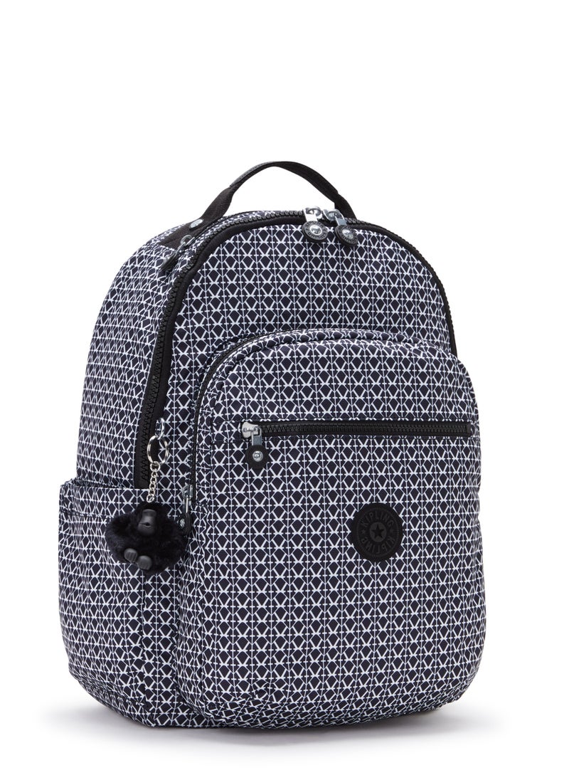 kipling Seoul Large Backpack Signature Print -I6269DD2  - Image 4