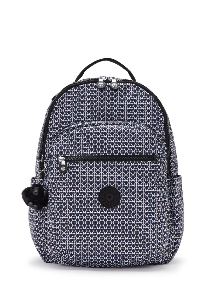 kipling Seoul Large Backpack Signature Print -I6269DD2  - Image 1