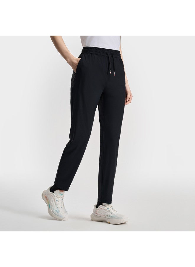 FILA Women'S Casual Pants Basic Simple Comfortable High-Elasticity Tennis Straight-Leg Knit Trousers - Image 5