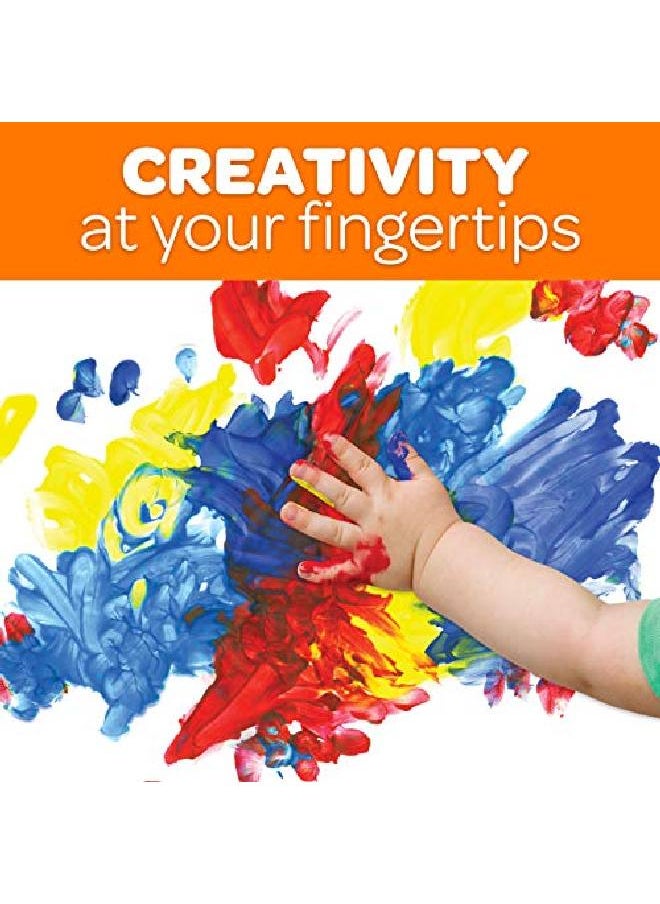 Washable Finger Paints 6 Count School Painting Supplies Gifts For Kids 3 4 5 6 7