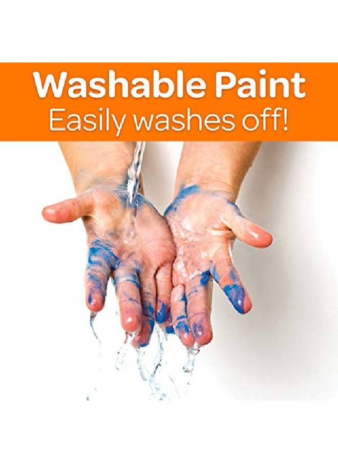 Washable Finger Paints 6 Count School Painting Supplies Gifts For Kids 3 4 5 6 7