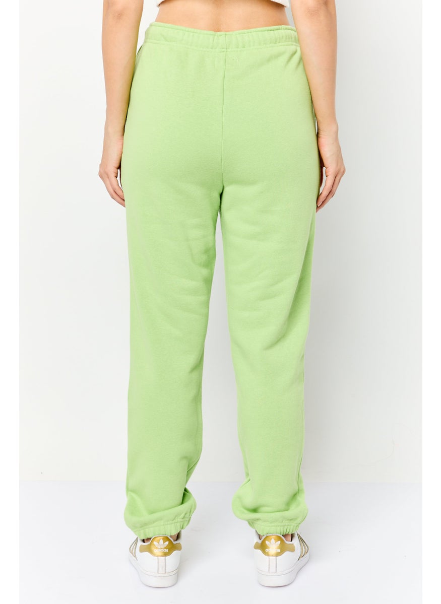 NIA Women Regular Fit Solid Sweatpants, Matcha  - Image 2