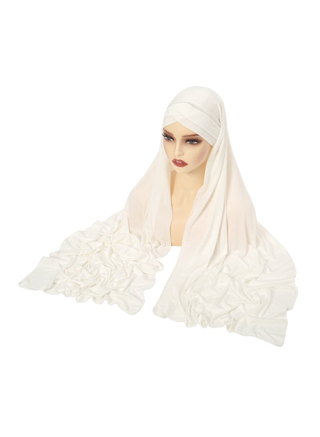 KUYING Womens Crossed Forehead Headscarf 