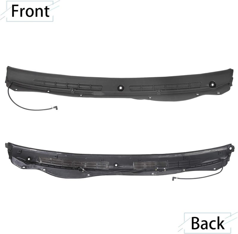 JMTAAT Windshield Cowl Vent Grille Cover Panel for 2004-2012 Chevy Colorado & GMC Canyon - Image 3