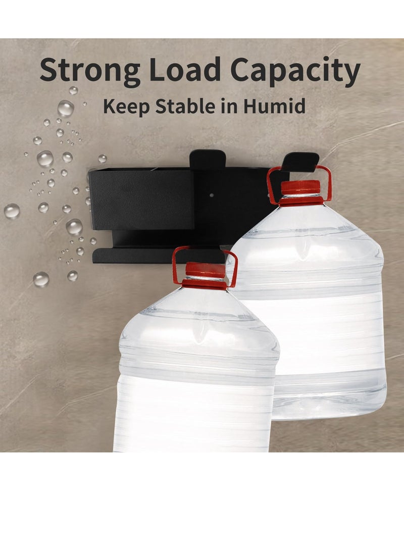 SYOSI Hair Dryer Holder Wall Mounted, Cabinet Door Stainless Steel Blow Dryer Holder Hair Care Tool, for Hair Dryer Storage, Straightener, Curling Iron, for Bathroom Countertop Space Saving (Black) - Image 5