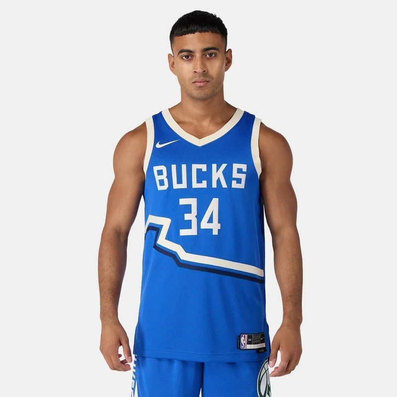 Nike Men's NBA 23/24 Milwaukee Bucks City Edition Swingman Basketball Jersey
