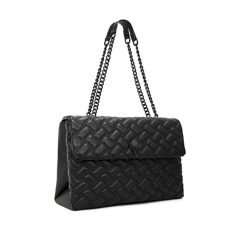 Kurt Geiger Eagle Head Quilted Chain Tote Bag – Large Capacity Shoulder Bag - Image 3