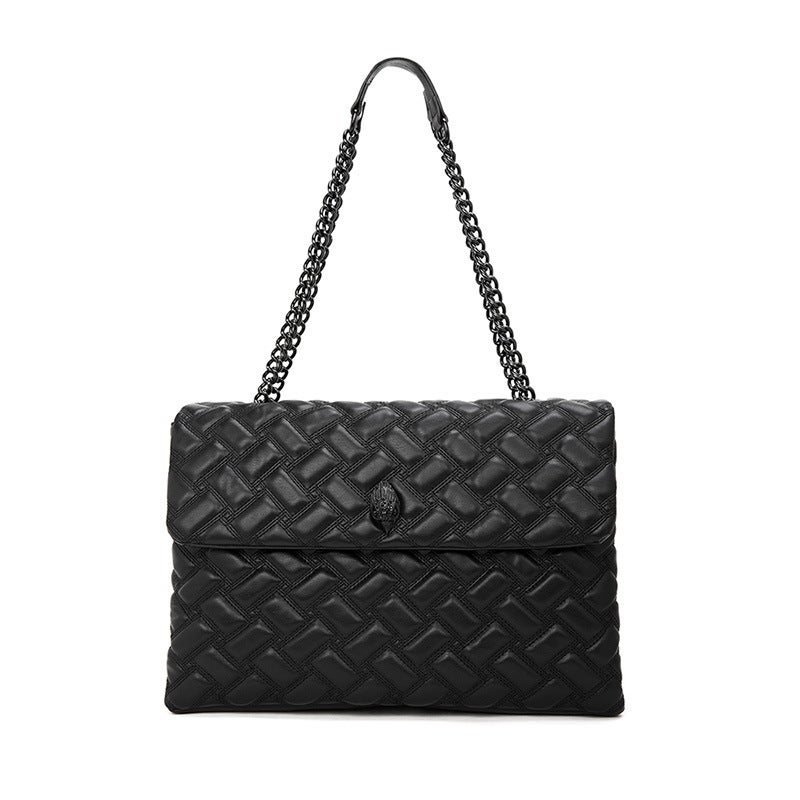 Kurt Geiger Eagle Head Quilted Chain Tote Bag – Large Capacity Shoulder Bag - Image 1