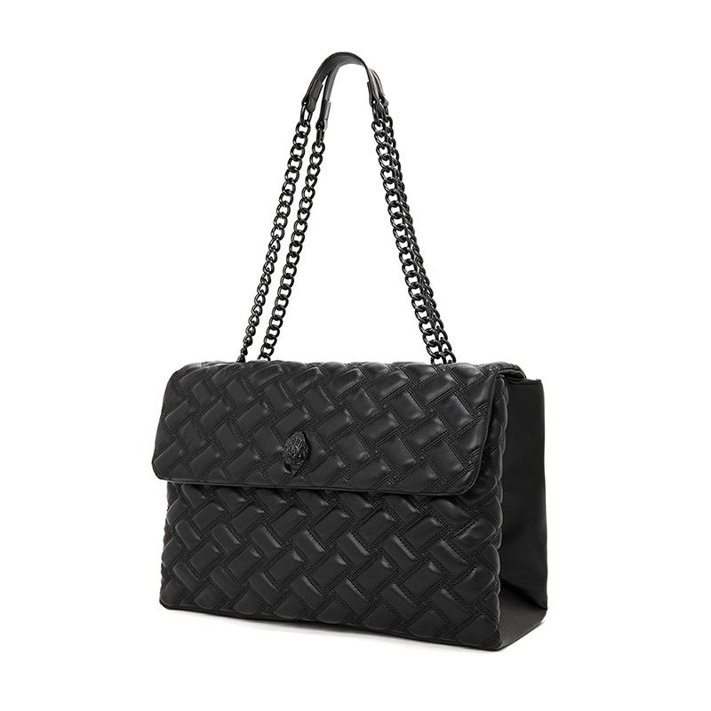 Kurt Geiger Eagle Head Quilted Chain Tote Bag – Large Capacity Shoulder Bag - Image 2