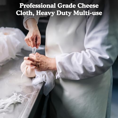 Regency Wraps قماش الجبن الثقيل من ريجنسي رابز، 60 ياردة × 36 بوصة، 100% قطن لتصفية المرق، تبخير الخضروات، صنع الجبن، وأكثر، أبيض - Image 5