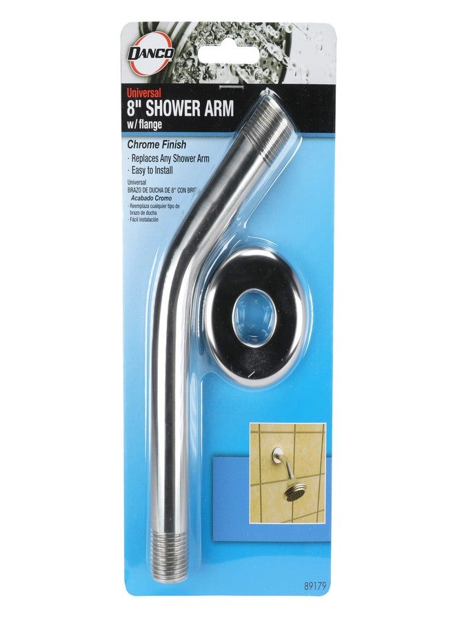 Danco 89179 8-inch, Chrome Finish Showerhead and Shower Arm Flange - Image 5