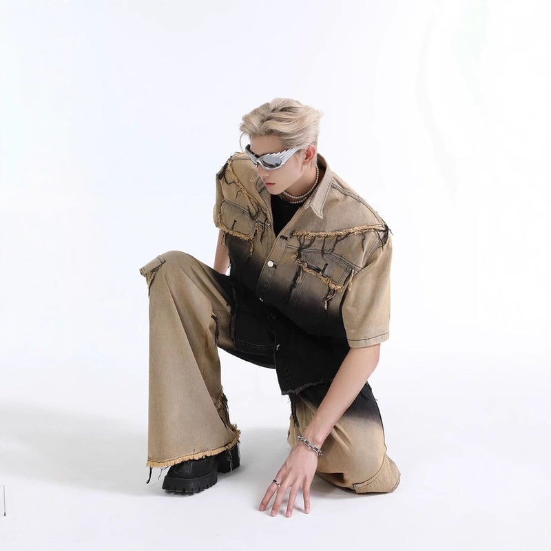 Unisex Classic Denim Jeans Loose Fit Daily Outdoor Wear - Image 4