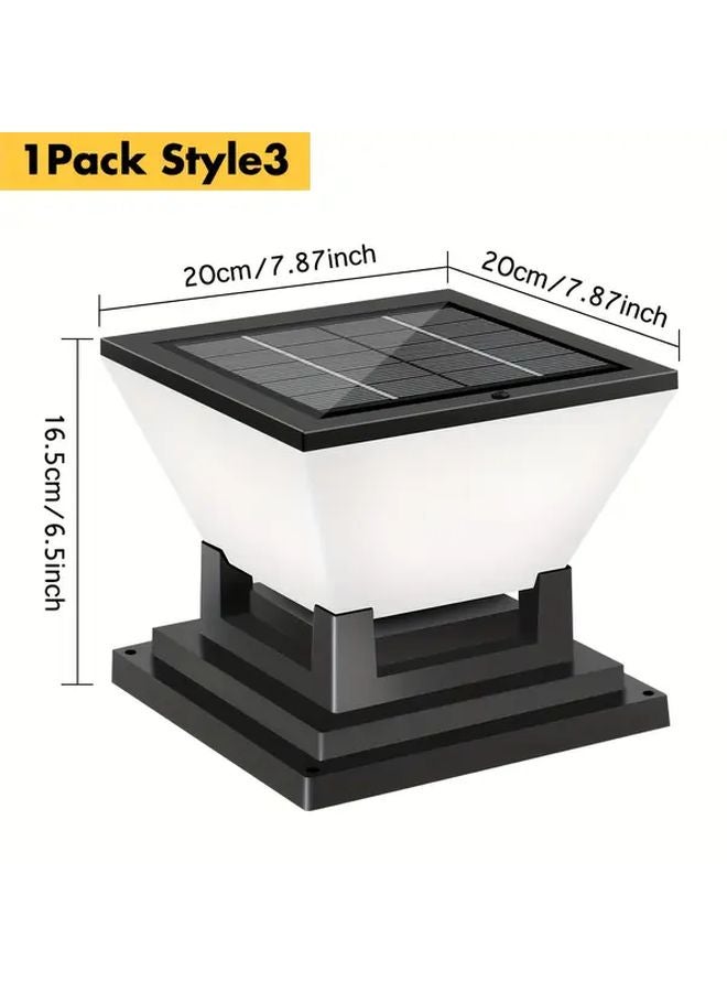 Solar Powered Outdoor Pathway Lights With Motion Sensor IP65 Waterproof 3 Color Temperature Adjustable 1pcs Style3 - Image 1