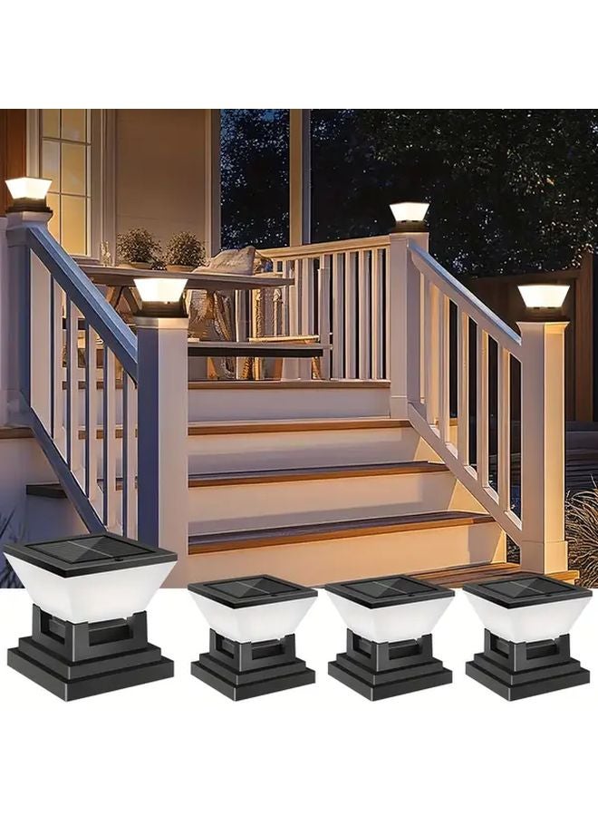 Solar Powered Outdoor Pathway Lights With Motion Sensor IP65 Waterproof 3 Color Temperature Adjustable 1pcs Style3 - Image 2