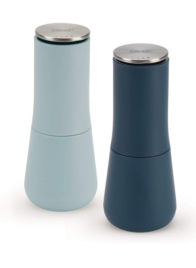 Joseph Joseph Joseph Joseph Milltop Salt & Pepper Set - Editions (Sky)  - Image 1