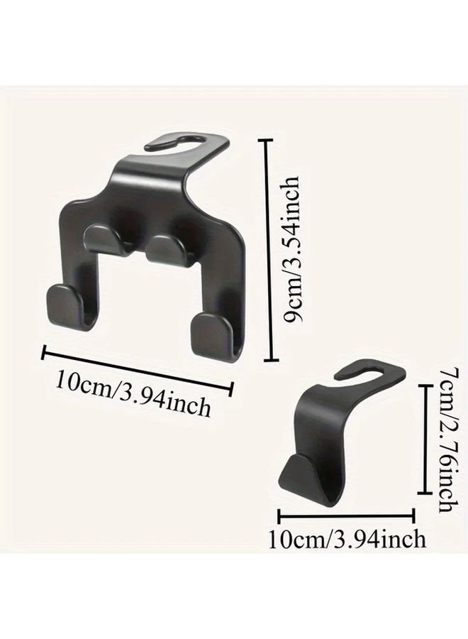 Car Headrest Hooks 4 Head Universal Storage Organizer for Handbags - Image 4