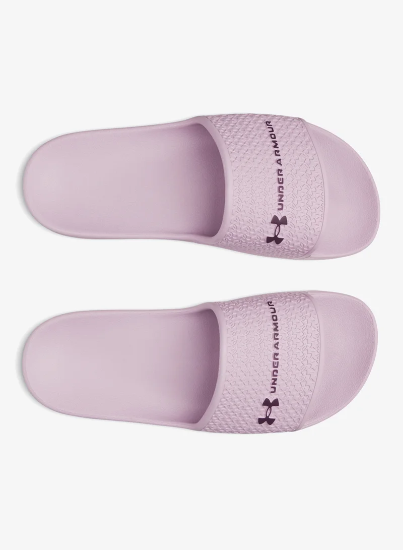 Under Armour Mauve Pink / Mauve Pink / Purple Echo Slide Lite for Women | Best Price UAE