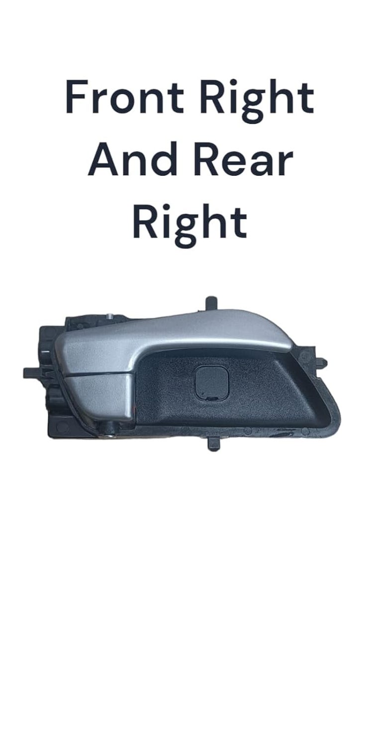 Auto-Ex Inner Inside Door Handle Lock RC Lever Chrome Finish Compatible/Replacement for Hyundai i20 Elite (2015 to 2020) Right Hand (Driver Side) - Image 1