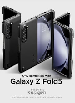 Spigen Thin Fit P Case Cover for Samsung Galaxy Z Fold 5 with S Pen Holder (S-Pen Not Included) - Black  - Image 2