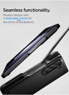 Spigen Thin Fit P Case Cover for Samsung Galaxy Z Fold 5 with S Pen Holder (S-Pen Not Included) - Black  - Image 3