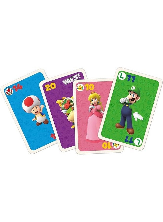 ويننج موفيز لعبة بطاقات Waddingtons Number 1 Super Mario Whot!، تناوب على مطابقة الأشكال والأرقام والشخصيات بما في ذلك ماريو ولويجي ويوشي وبيتش وتود، لعبة سفر تعليمية للأعمار من 5 سنوات فما فوق - Image 4