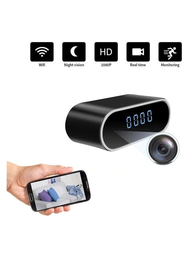 Generic Hidden Camera Clock Hd 1080 Wifi Alarm Clock Camera  - Image 3