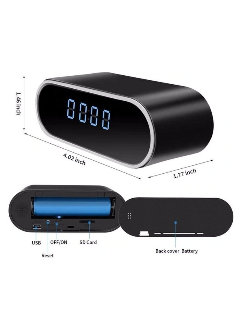Generic Hidden Camera Clock Hd 1080 Wifi Alarm Clock Camera  - Image 5