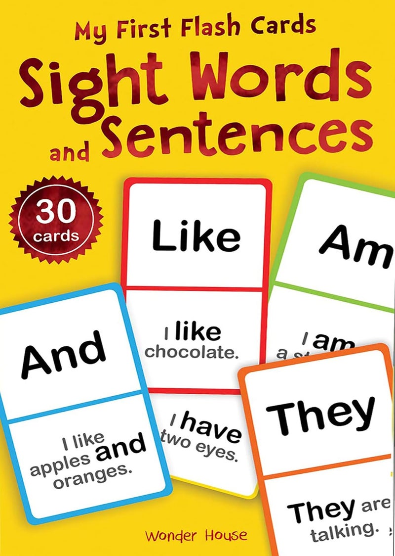 My First Flash Cards: Sight Words and Sentences - Image 1