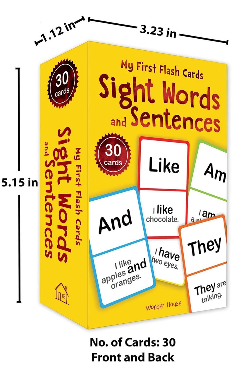 My First Flash Cards: Sight Words and Sentences - Image 3