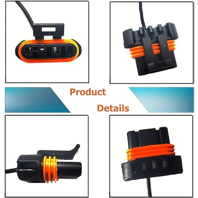 Alicatong 96" LS1 One Wire Connector Pigtail Converts 12v to Signal, LS Gen III 4 pin Alternator Wire Pigtail Replacement 105A WPALT31 WPALT30(Resistor not Included) - Image 1