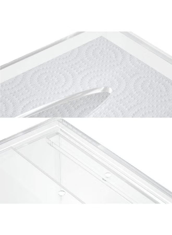 PROMASS Acrylic Tissue Box Holder – Transparent, 27x17.5x15cm - Image 4