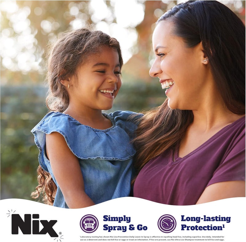 Nix Lice Prevention Daily LeaveIn Spray for Kids LongLasting Protection Repels Superlice 6 Fl Oz - Image 5