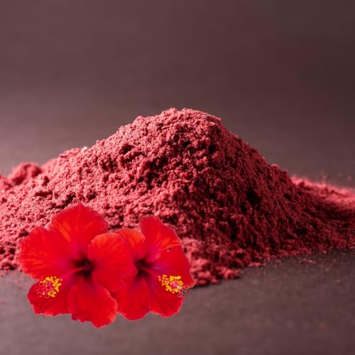 Origenz Natural Hibiscus Powder 200 gm for Hair Care, Skin Cleansing, Conditioning, Mask, Face Pack, Scrub, Wash | Rosa-sinensis | In Jar 7.05 oz (100gm X 2) - Image 5